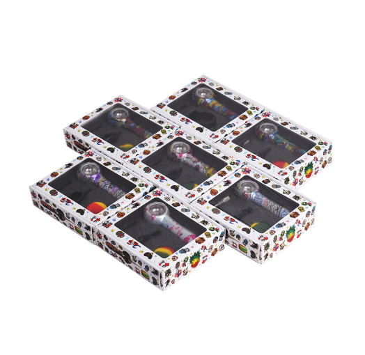 Metal Pipe Smoking Kit Mixed Designs