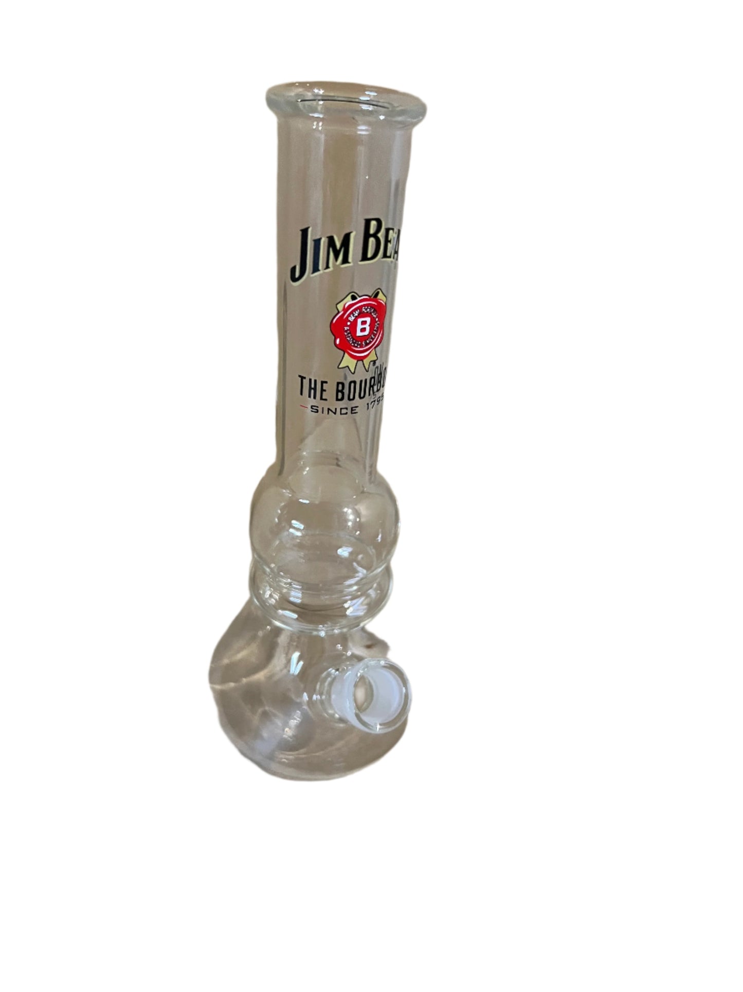 Jim Beam Glass Water Pipe