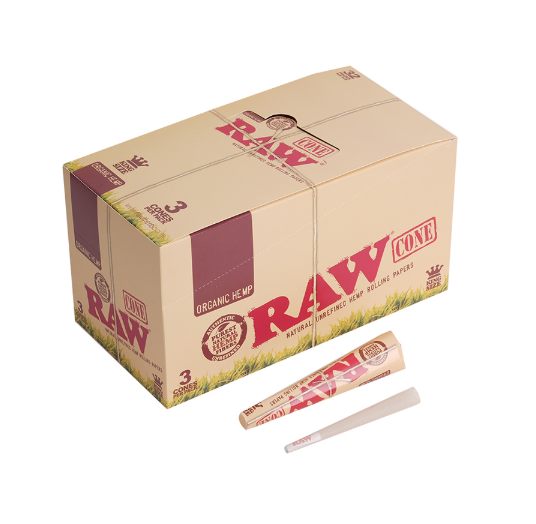 RAW Classic Pre-Rolled Cones King Size (3pc/pack)