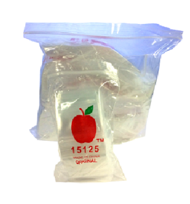 Apple Ziplock Bag 40x30mm 15125