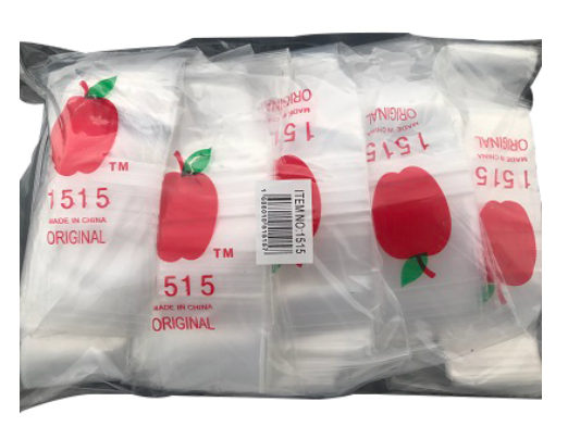 Apple Ziplock: 40x40 mm 1515